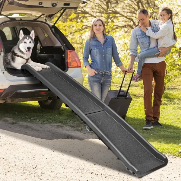Foldable Non-Slip Travel Dog Ramp for Cars & SUVs